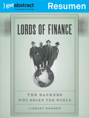 cover image of Los amos de las finanzas (resumen)